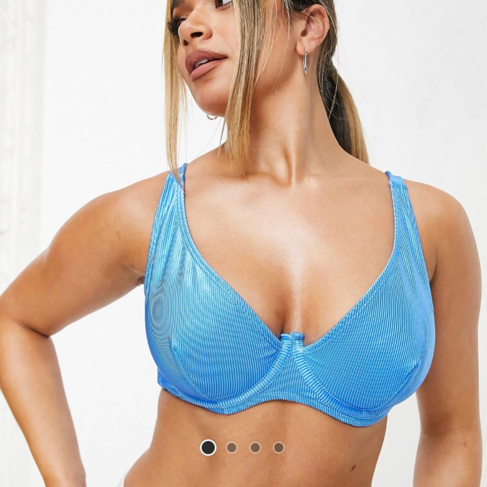Beautiful Blue Bikini Top